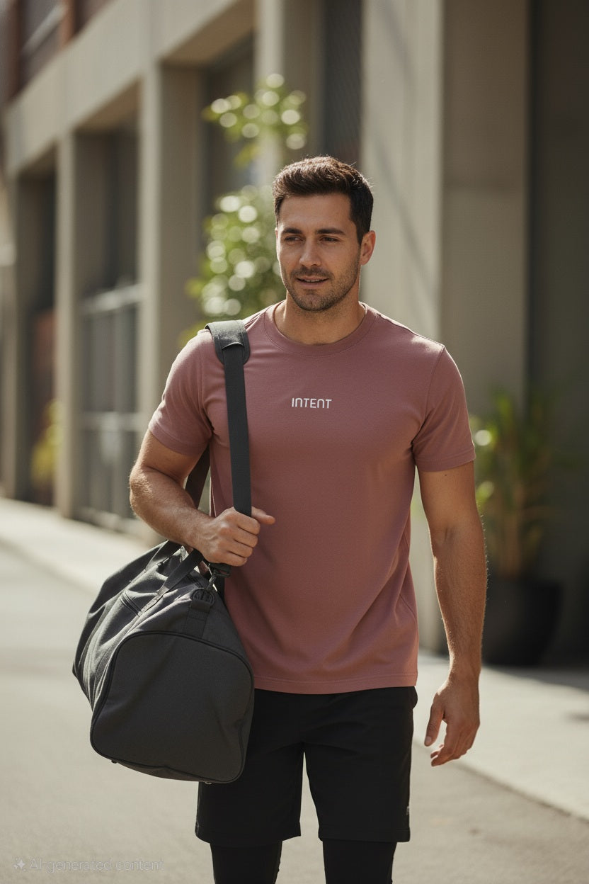 Smart Fitted Tee - Old Rose