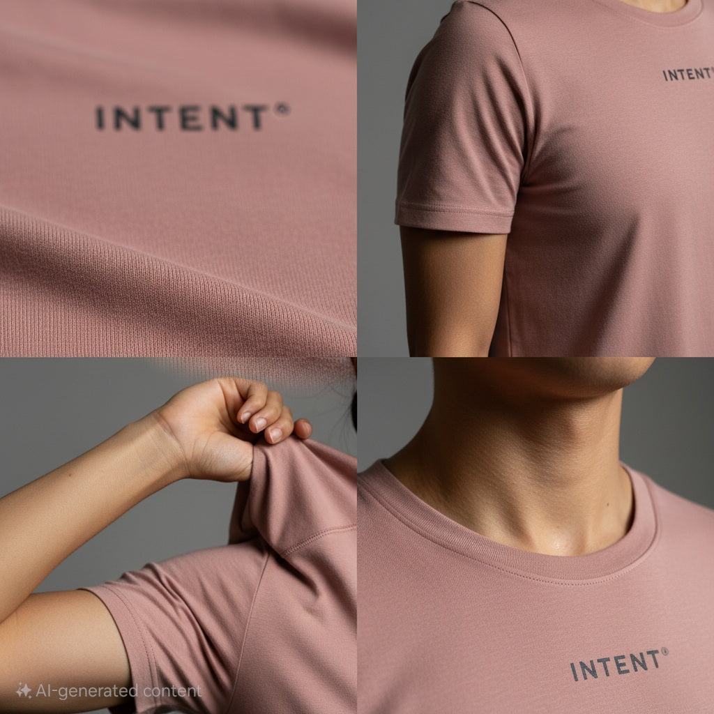 Smart Fitted Tee - Old Rose