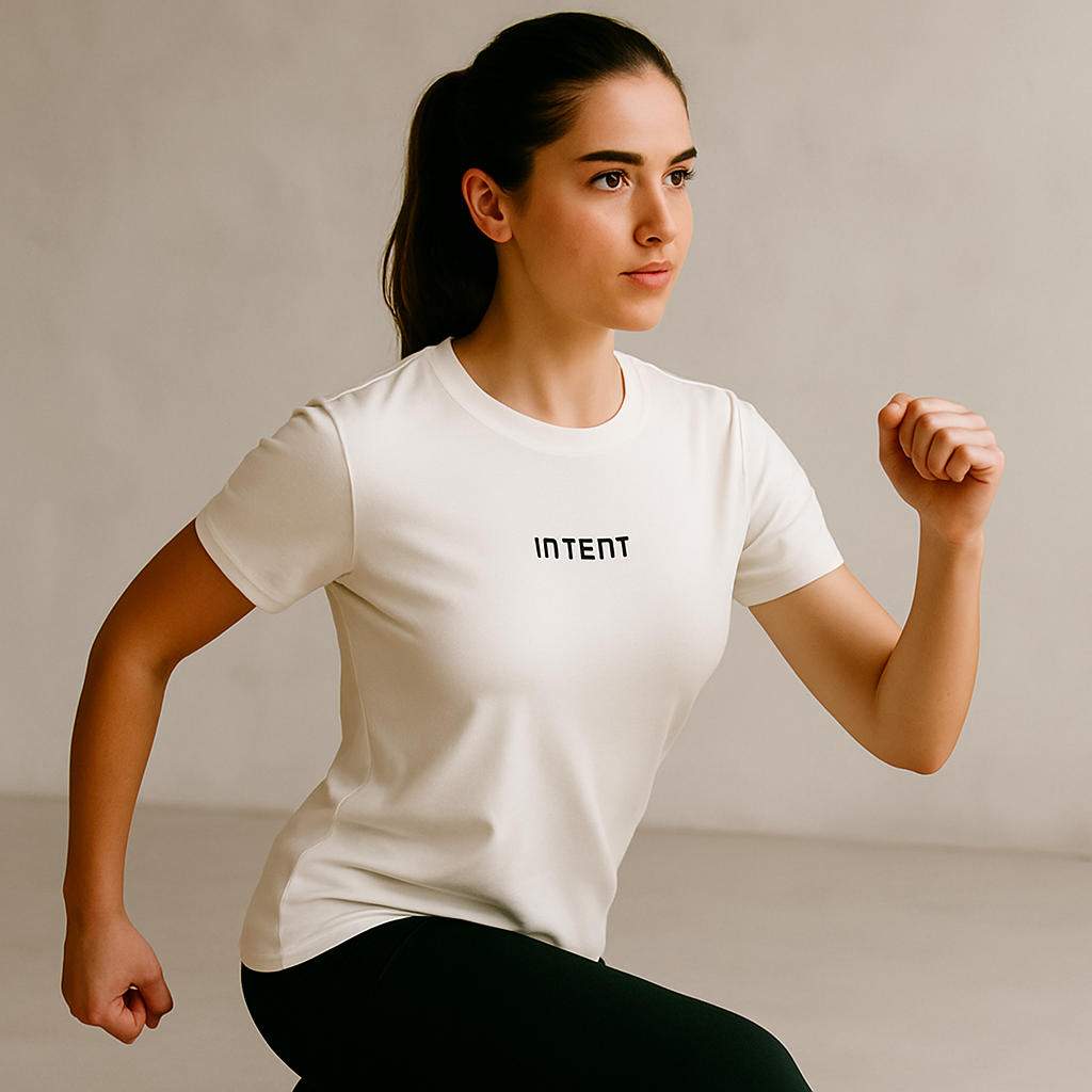 Smart Fitted Tee - White Alyssum