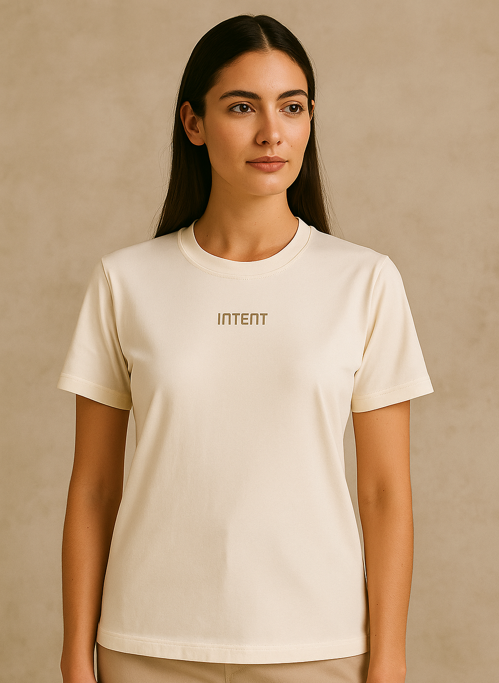 Smart Fitted Tee - White Alyssum