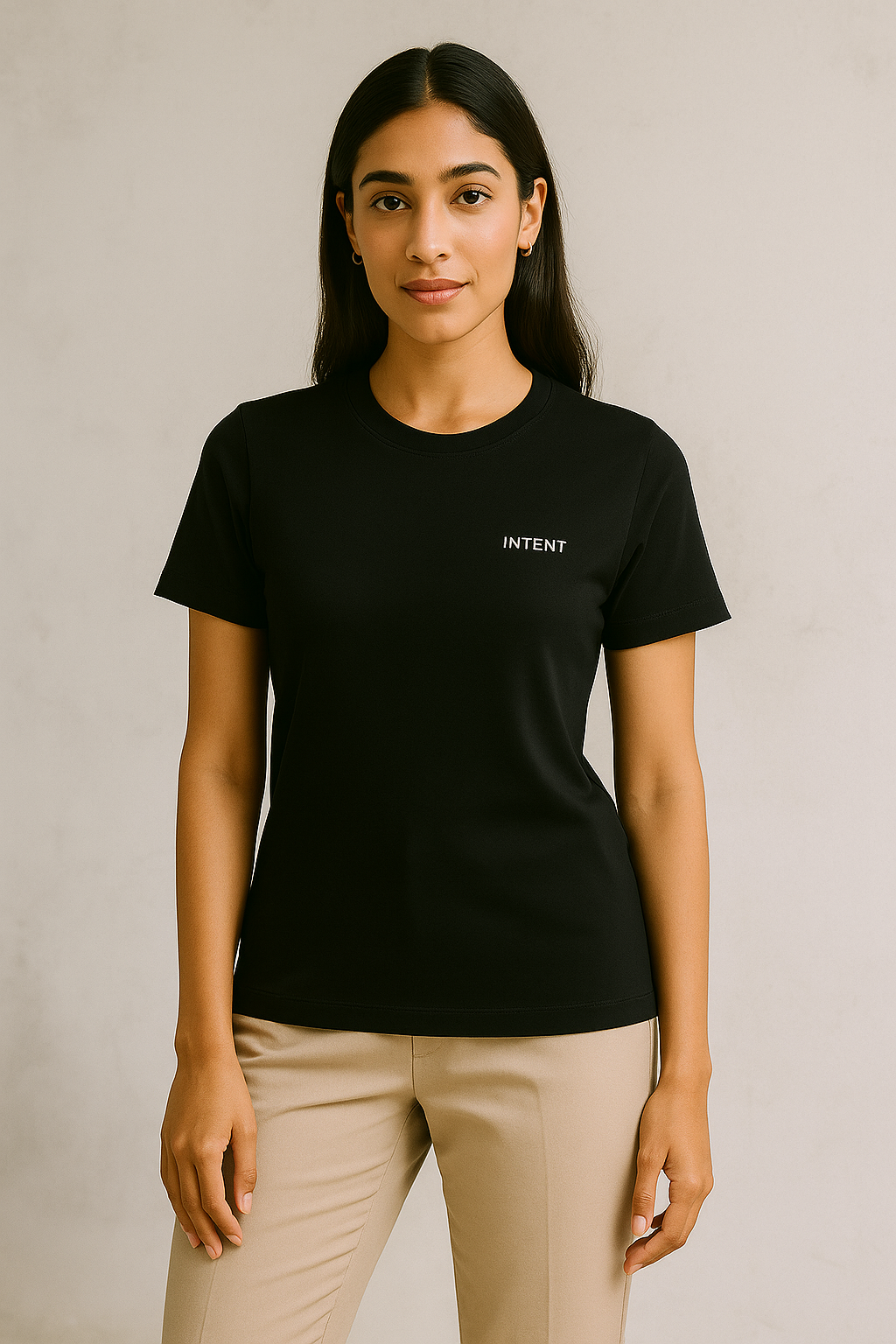 Smart Fitted Tee - Black Beauty